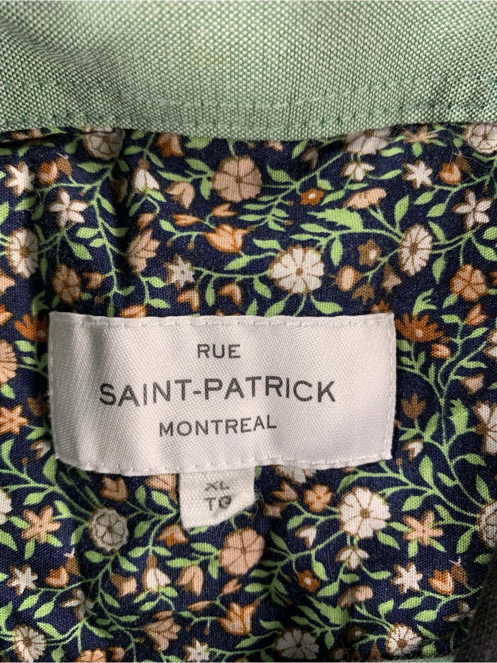 Pre loved RUE SAINT PATRICK shirt mens size XL - Picture 4 of 5